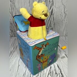 Kids Preferred Disney Kids Winnie The Pooh Jack in The Box-In Working Condition!